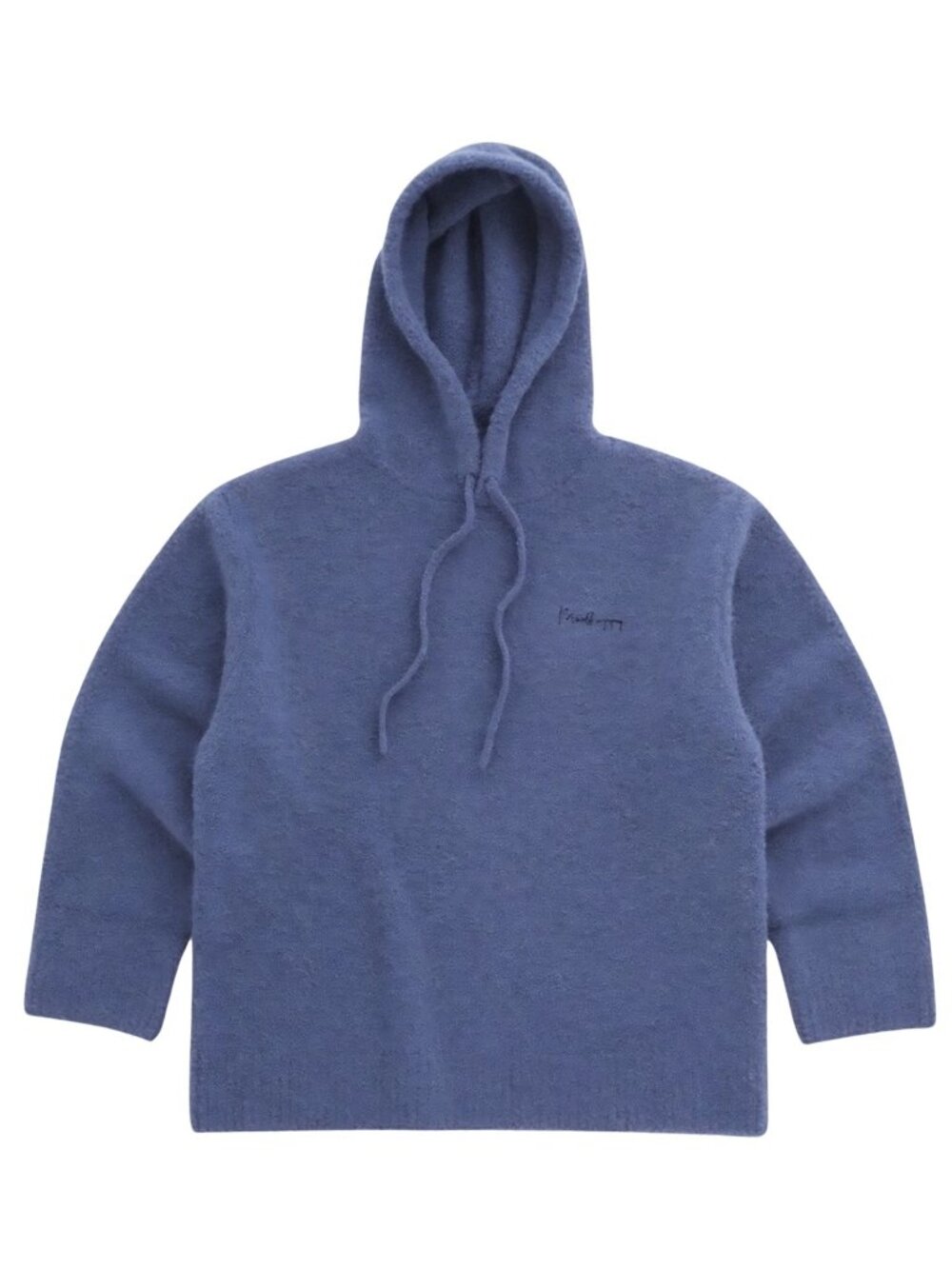 Madhappy NWT Oversized Bouclé Drawstring Hoodie - Neptune Blue (Size M)